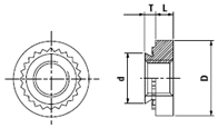 Self-clinching fasteners