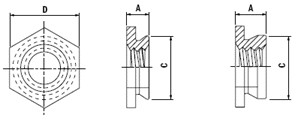 Self-clinching fasteners