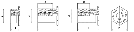 Self-clinching fasteners